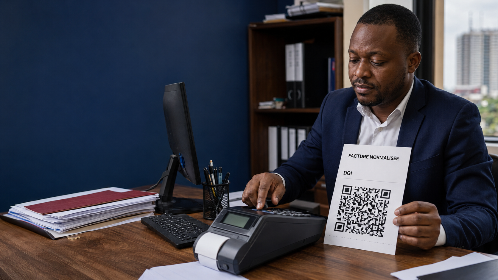 Facture normalisée avec QR code DGI